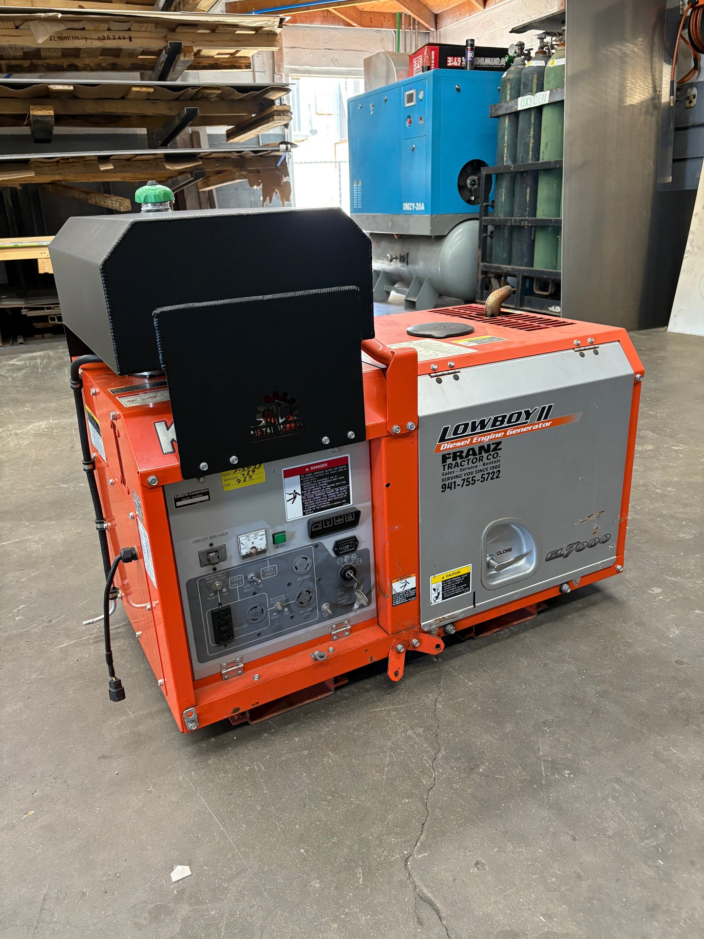Generator gas tank- Kubota GL7000