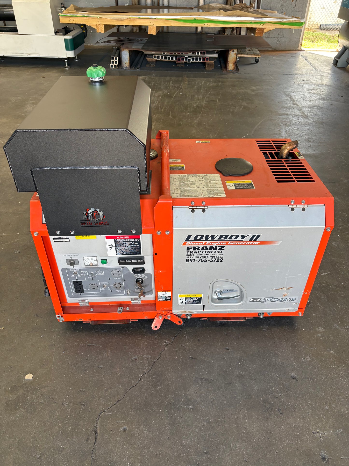 Generator gas tank- Kubota GL7000