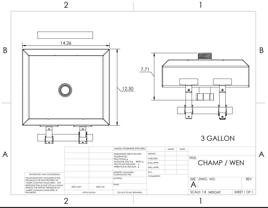 Generator gas tank - Champion 4500/5500